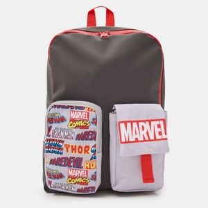 NWT Marvel Avengers Boys Kids Backpack Licensed Product Gray School
